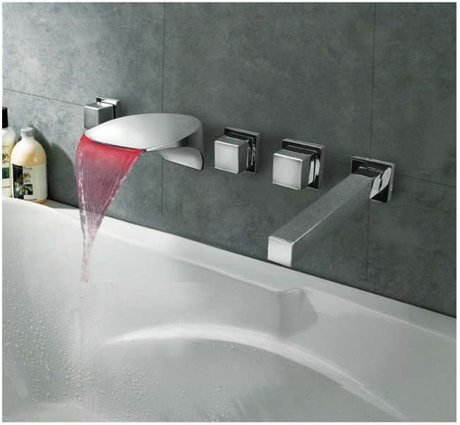 led bathtub faucet