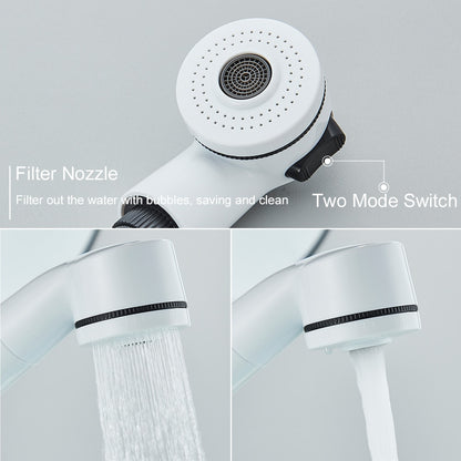 Juno Multi Functional Bathroom Basin Faucet Brass Deck Mounted Mixer Taps