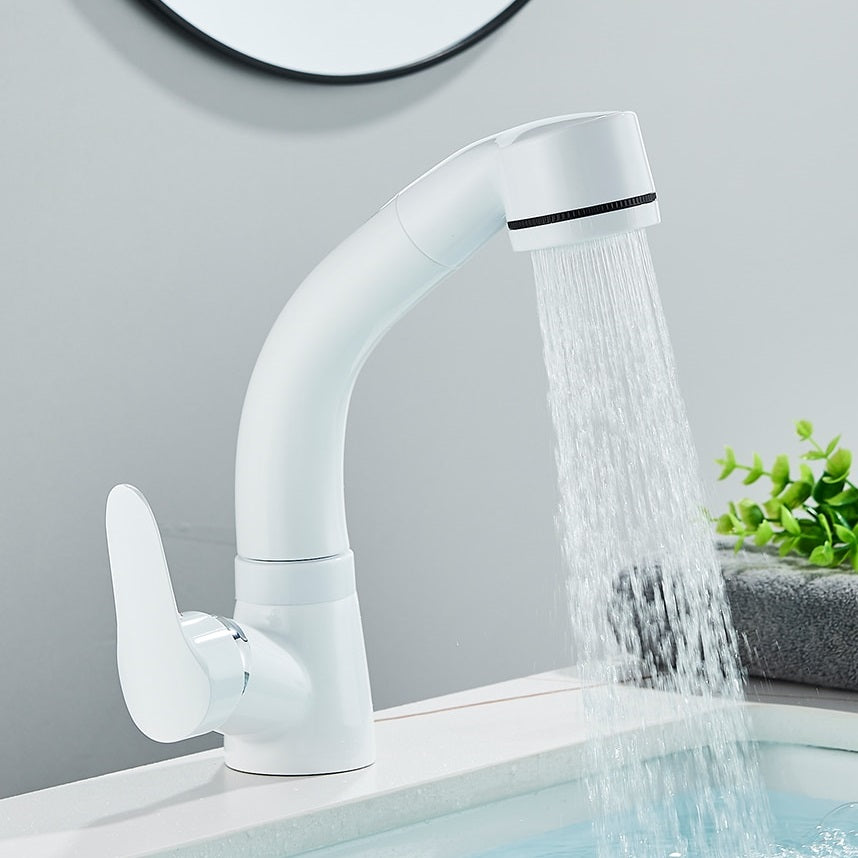 Juno Multi Functional Bathroom Basin Faucet Brass Deck Mounted Mixer Taps