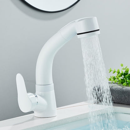 Juno Multi Functional Bathroom Basin Faucet Brass Deck Mounted Mixer Taps