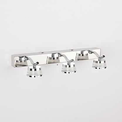 Juno New Chrome  Wall LED Vanity Lampshade Cool White Bathroom Mirror Lights