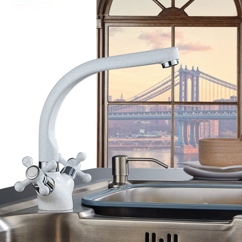  Multi color Deck Mount Kitchen Sink Faucet