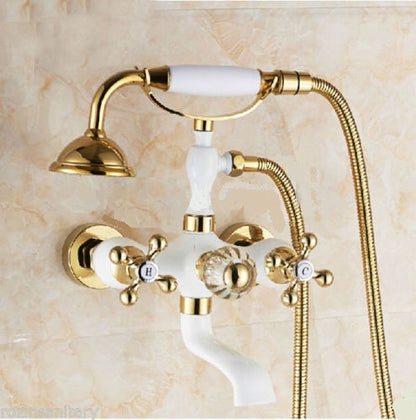 Luxury-Wall-Mounted-Clawfoot-Bathroom-Tub-Faucets-Hand-Shower-Spray