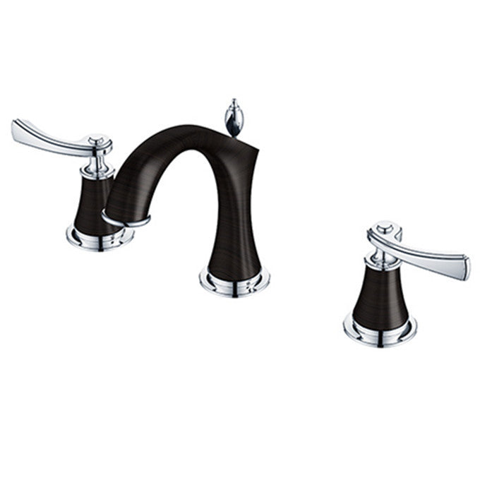 Solid Brass Luxurious 8 inch widespread Bathroom Faucet Lavatory Wash Basin Mixer Tap