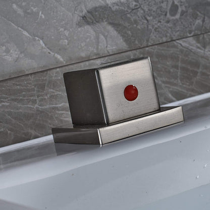 Widespread Chrome Finish Color Changing LED Bathtub faucet