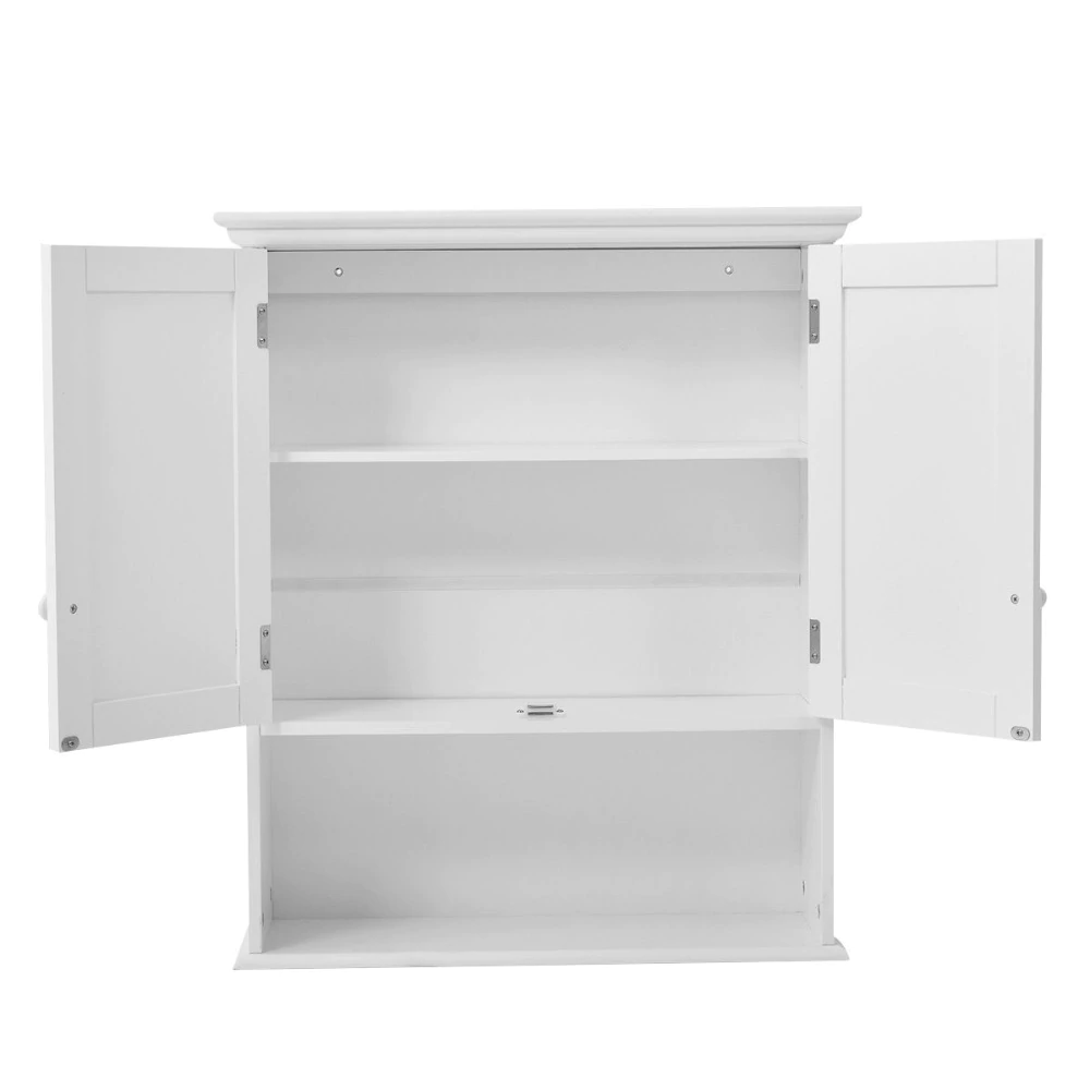 Juno White Wood Medicine Cabinets Wall Mount