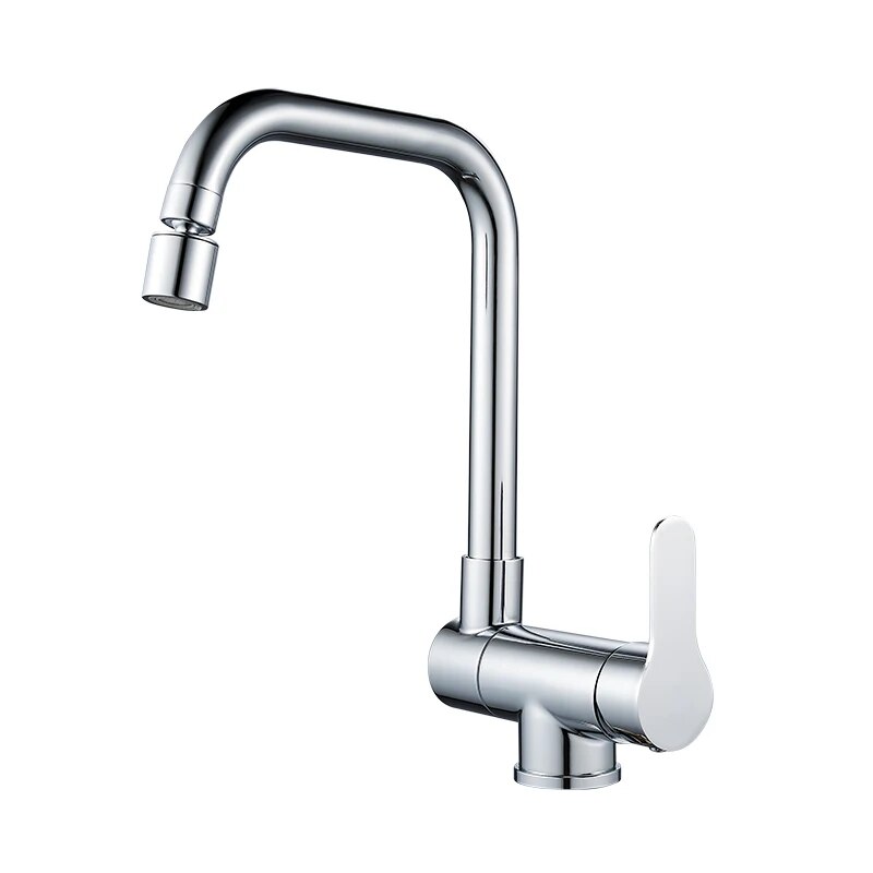 Juno Commercials Deck Mount Black  Pull Out Kitchen Faucets in Two Way Mixer Spray Modes