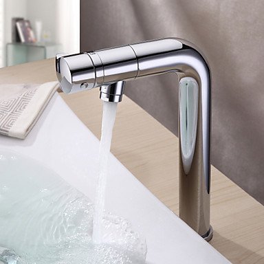 Sophia Bathroom Sink Faucet with Revolvable Spout