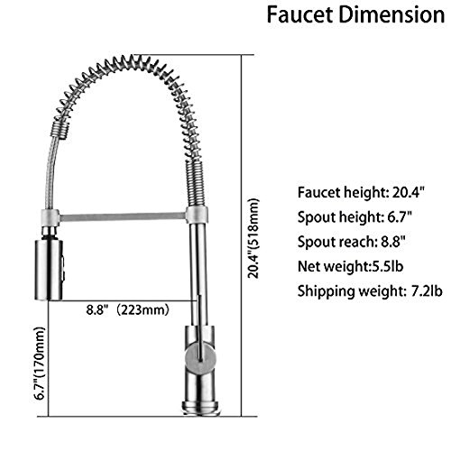 Chieti Kitchen Faucet With Pull-Down Sprayer