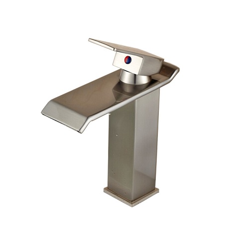 Basin Vanity Sink Faucet Brushed Nickel