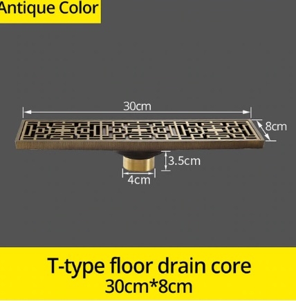 Beautiful Design Antique Floor Mount Antique Style Bathroom Shower Drain System