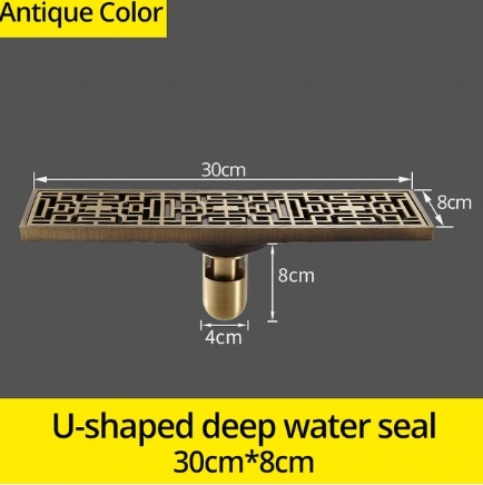 Beautiful Design Antique Floor Mount Antique Style Bathroom Shower Drain System