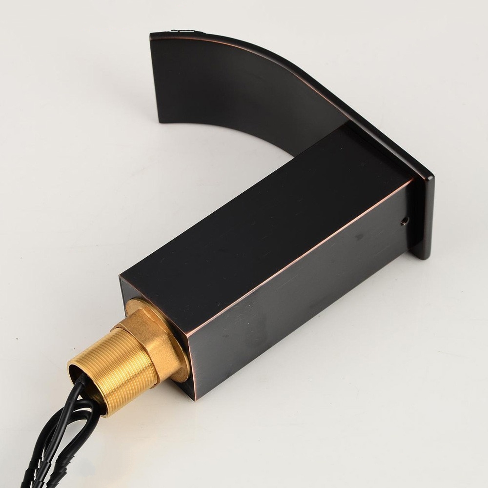 Black Oil-Rubbed Bronze Automatic Sensor Bathroom Faucet