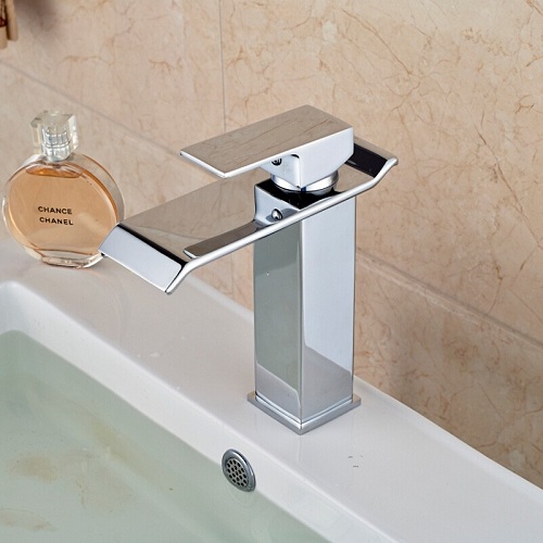 Chrome Basin Sink Faucet Single Handle