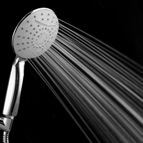 Chrome Finish Wall Mount Multi Functional Waterfall Rainfall Dual Rain