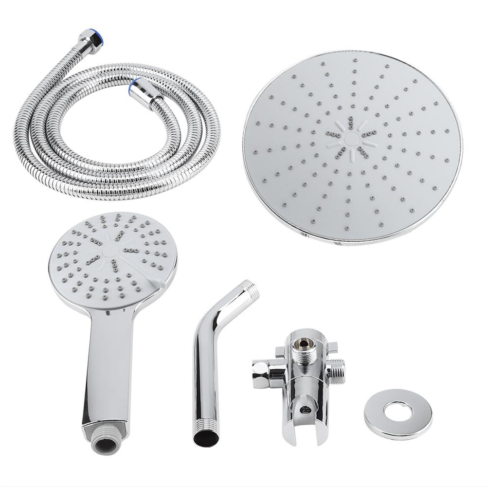 Juno Dual 3 Way Multi Setting Dual Rainfall Handheld Showerhead Showerhead Set