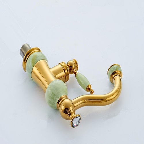 Crystal Home Decorative Bathroom Sink Classic Concrete Mixer Basin Faucets