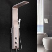 Juno Paris 5 Function LED Shower Panel Waterfall Rainfall Shower Head Massage Jets with Hand Shower