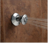 Juno Chrome Finish Solid Brass Square Body Shower Jets
