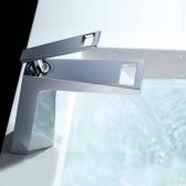 Juno Bathroom Faucet Deck Mounted Single Lever Chrome Finish