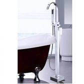 Juno Free Standing Solid Brass Bathtub Faucets With Hand Shower
