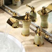 Juno Hot And Cold Marble Waterfall Jade Faucet Tap