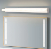 Juno Modern LED Bathroom Mirror Light 9W 42CM Stainless steel Acrylic Wall Lamp