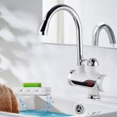 Juno Genoa Tankless Water Heater Kitchen Sink Faucet with LED Display