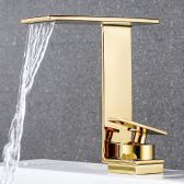 Juno New Multi Color Deck Mount Bathroom Faucet Waterfall Single Handle Sink Faucet