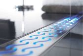 Juno New Design Stainless Steel LED Shower Linear Drain