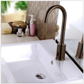 Juno Long Neck Waterfall Motion Sensor Automatic Touchless Faucet in Oil Rubbed Bronze