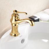 Juno New Gold Finish Bathroom Sink Faucet
