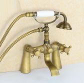Juno New Antique Design Claw Foot Bronze Bathtub Faucet