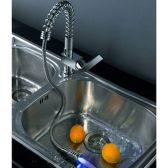 Juno Pull Down Kitchen Sink Faucet with Color Changing LED