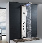 Juno Hydrotherapy 4 Ways Massage Shower Panel System with Handheld Shower