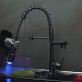 Juno Single Handle Pulldown Spray LED Faucet