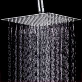 Juno Square Chrome Contemporary Massage Rainfall Shower Head