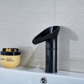 Juno Vegas Oil Rubbed Bronze Battery Power Automatic Touch Bathroom Faucet Black