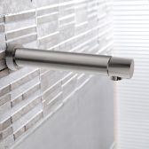 Juno Rio Touchless Wall Mount Brushed Nickel Commercial Sensor Faucet
