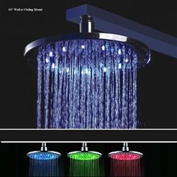 Color Changing LED Rain Shower Head