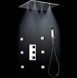 LED Rain Mist 20 Inch Shower Head