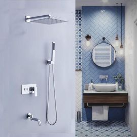 Shower Set in 3-Way Water Function With Concealed Thermostatic Valve Mixer