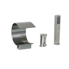 Contemporary Brushed Nickel Waterfall Bathtub Faucet