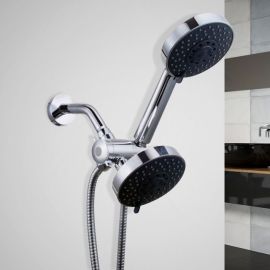 Dual Shower Head with Handheld Shower Set