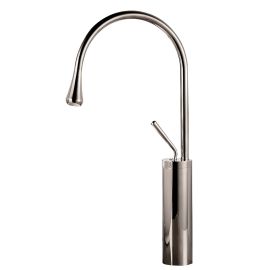 Juno Commercial Brushed Nickel Deck Mounted Single Handle Countertop Sink Faucet