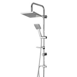 Juno Commercial Chrome Finish Wal Mounted Single Handle Bathroom Shower System