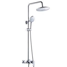 Juno Commercial Chrome Finish Wall Mounted Single Handle Bathroom Shower System
