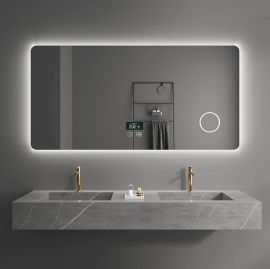 Bathroom Led mirror juno frameless rectangle mirror