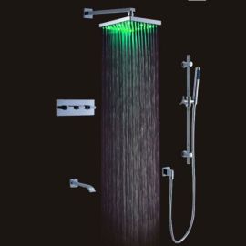 led shower head set shower faucet hand shower
