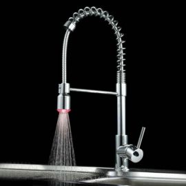 Pull-out LED Kitchen Sink Faucet